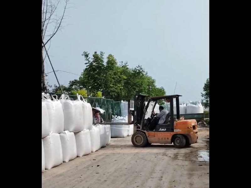 无烟煤滤料施工现场